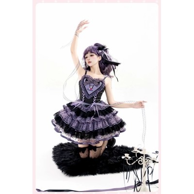 Mademoiselle Pearl Sanrio Silk Ballet Mini JSKs(Reservation/5 Colours/Full Payment Without Shipping)